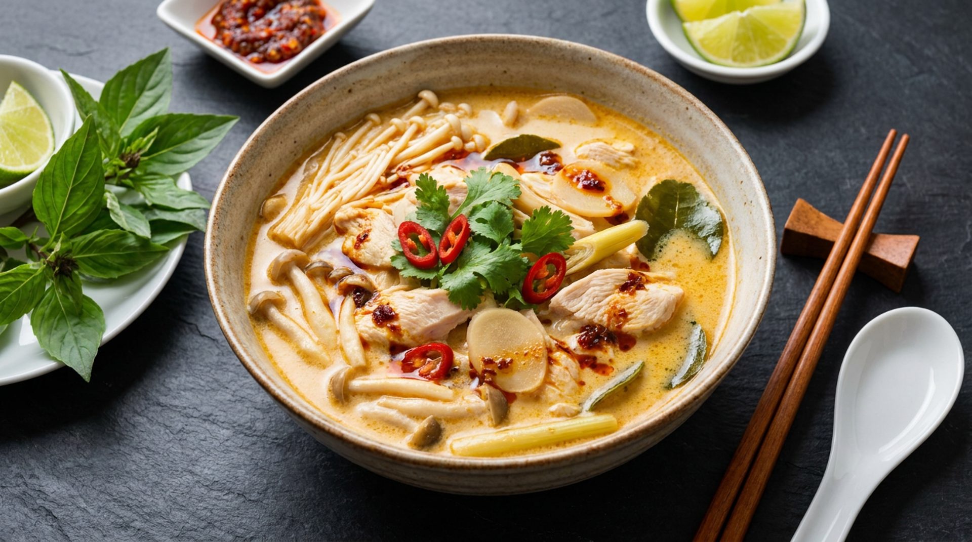Tom Kha Gai and the dishes regulars return for