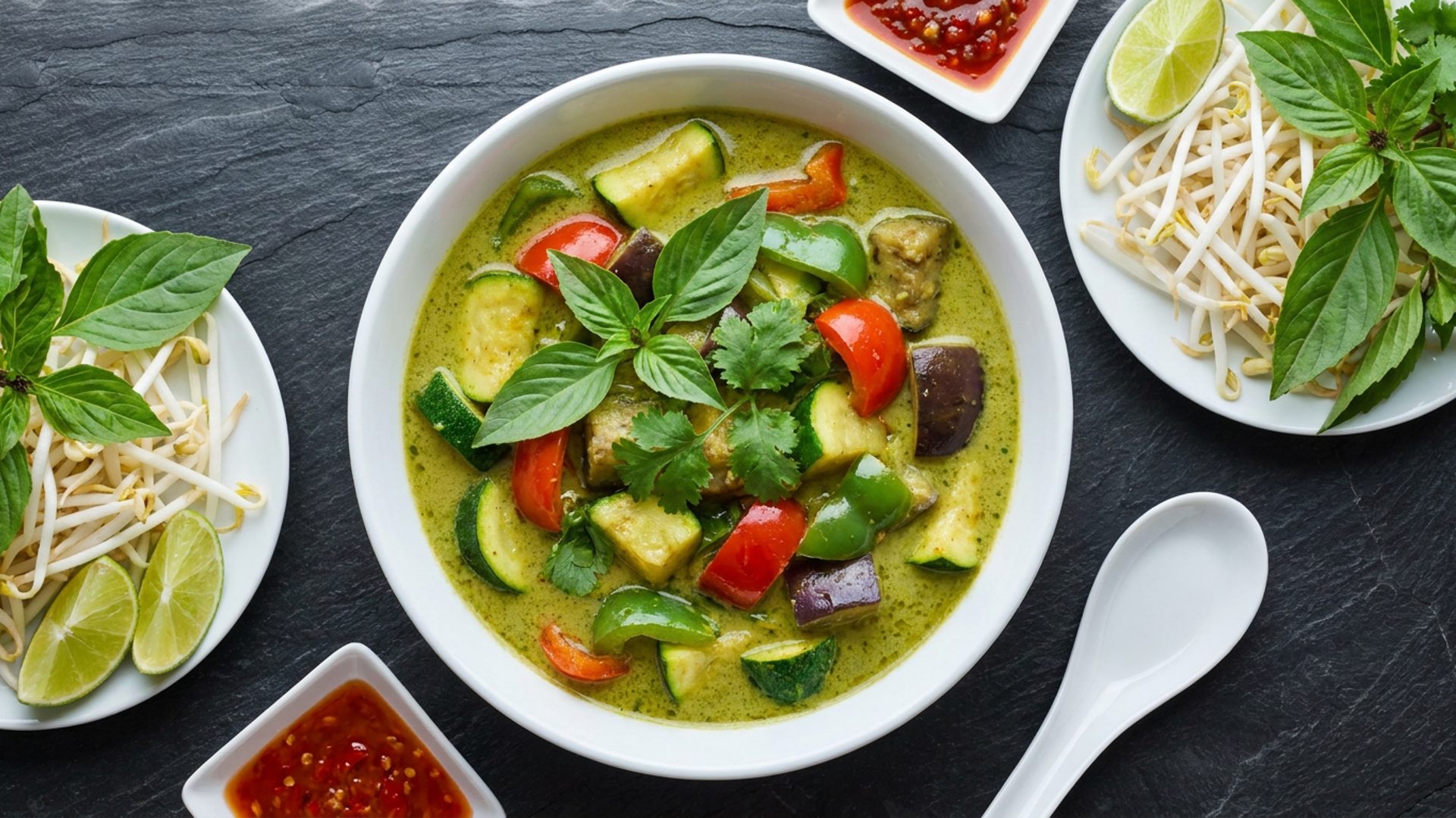 Five-plus dishes, all fully vegan